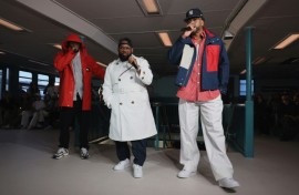 Wu-Tang Clan perform at New York Fashion week's Tommy Hilfiger show