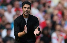Arsenal's Spanish manager Mikel Arteta