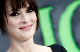Actor Winona Ryder, who also starred in the original 'Beetlejuice,' poses on the red carpet at the London premiere of Tim Burton followup 'Beetlejuice Beetlejuice' on August 29, 2024