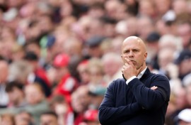 Arne Slot suffered his first defeat as Liverpool manager