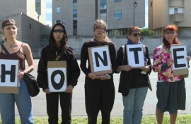 Hundreds rally in France in support of mass rape victim