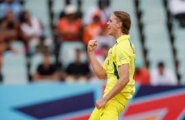 Teenage dream: Australia have placed 19-year-old paceman Mahli Beardman on standby for the upcoming one-day international series away to England