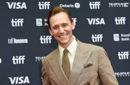 Tom Hiddleston attends the premiere of 'The Life of Chuck' during the 2024 Toronto International Film Festival -- the movie won the event's top prize