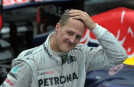German Formula One driver Michael Schumacher seen in a file picture from 2012, the year before his skiing accident