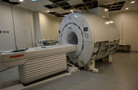 Magnetic Resonance Imaging (MRI) machines use powerful magnets to creates scans of the inside of patients' bodies, so metal objects -- like guns -- should be kept well away
