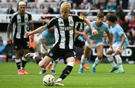 Anthony Gordon secured Newcastle a 1-1 draw against Manchester City