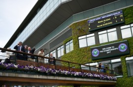 Wimbledon's Centre Court at the All England Club