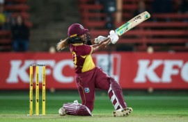 Landmark: Hayley Matthews now has 100 T20 international wickets 
