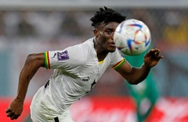 Midfielder Mohammed Kudus captained struggling Ghana against Sudan. 