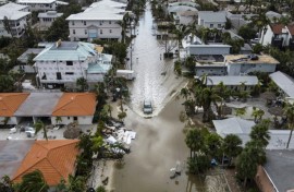 The small town on Siesta Key, with a population of roughly 5,000, was hit hard by dual hurricanes Helene and Milton
