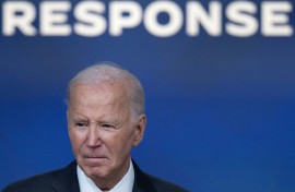 Joe Biden got a good laugh from the White House press corps when he joked that he was back in the race to be president