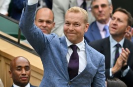 Chris Hoy at Wimbledon this year