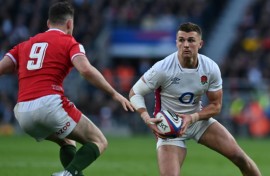 England centre Henry Slade (R) will face New Zealand after making his Exeter return from shoulder surgery against Harlequins