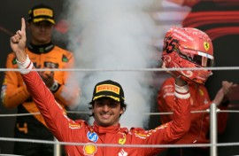 Carlos Sainz celebrates in Mexico as Max Verstappen courts controversy
