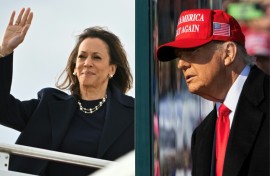 US Vice President Kamala Harris and ex-president Donald Trump are deadlocked in the 2024 White House race, raising tensions -- and concerns about election security 