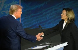 US Vice President Kamala Harris and former president Donald Trump squared off in Pennsylvania during their one and only presidential debate