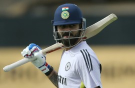 India's Virat Kohli during a practice match in Perth last week
