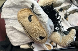 Tests revealed the clothes had been soaked in a meth solution