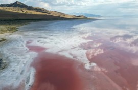Great Salt Lake in Utah is one of the largest bodies of landlocked salt water in the world, but park managers say it is not a good place to brine a turkey