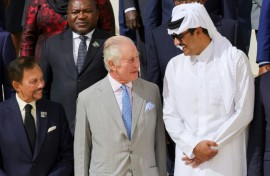 The emir last met Britain's head of state King Charles III at the COP28 climate change summit in December 2023