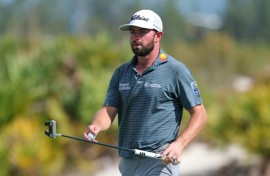 American Cameron Young fired an eight-under par 64 to seize the lead after the first round of the Hero World Challenge