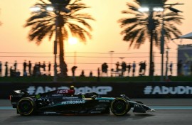 The sun sets on Lewis Hamilton's glittering 12-year spell with Mercedes in Abu Dhabi this weekend 