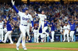 Freddie Freeman's World Series grand slam walk-off baseball has sold for $1.56 million at auction