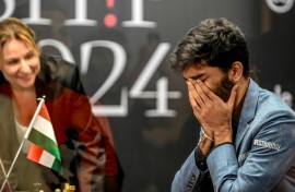 The usually shy and reserved Gukesh burst into tears after nearly three weeks and 14 games of intense battle against the 32-year-old Ding