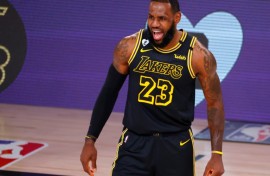 LeBron James of the Los Angeles Lakers said he hopes that he will finish out his career with the team