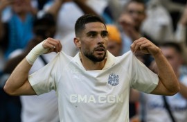 Neal Maupay is on a season-long loan at Marseille from Everton