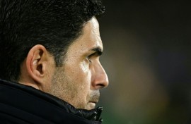 Arsenal's Spanish manager Mikel Arteta 