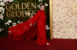 Isabella Rossellini was radiant in red at the Golden Globes
