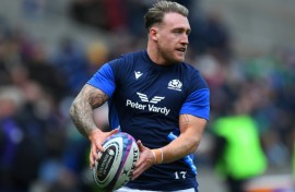 Stuart Hogg won 100 caps for Scotland