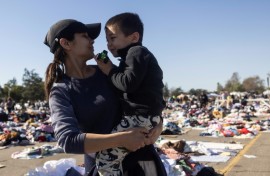 Many families with young children affected by the Los Angeles fires are now desperately seeking diapers, milk formula and clothing