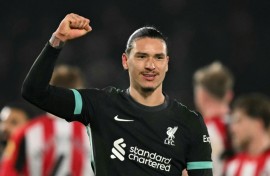 Liverpool's Uruguayan striker Darwin Nunez