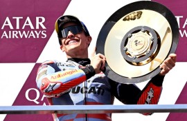 Marc Marquez won three races in last year's MotoGP championship