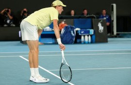 Jannik Sinner suffered from cramps against Ben Shelton