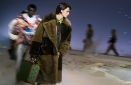Models present creations for KidSuper Menswear at Paris Fashion Week