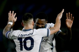 Lautaro Martínez was among the scorers for Inter Milan at Lecce