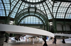 Chanel's spectacular  show at the Grand Palais was designed by its creative studio