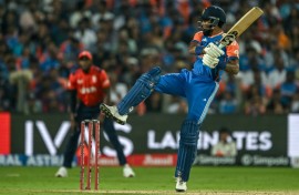 Hardik Pandya and Shivam Dube helped India reach 181-9 in the fourth T20 cricket match against England in Pune