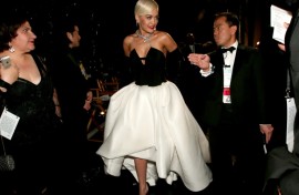 Kosovo-born pop star Rita Ora at the Oscars