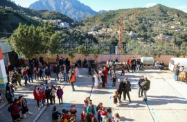A Tamechrit gathering in northeastern Algeria -- the centuries-old custom is also held alongside major Islamic events