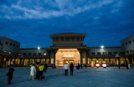 Devotees arrived before sunrise for the consecration ceremony and opening the BAPS Hindu Mandir