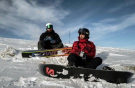 Back home, Musawer Khanzai (R) was part of a small band of around 20 enthusiastic amateur Afghan boarders