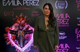 Images of Karla Sofia Gascon, who made history as the first openly transgender acting nominee in Oscars history, had adorned posters, billboards and trailers for musical film 'Emilia Perez'