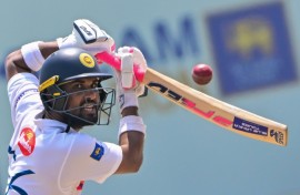 Dinesh Chandimal top-scored with 74 as Sri Lanka reached 229-9 at the end of the first day of the second Test against Australia