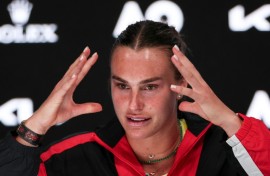 Aryna Sabalenka after her Australian final loss 