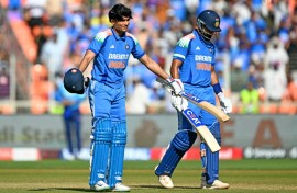 Top-order batsman Shubman Gill scored 112 to help India reach 356 all out in the third one-day international against England in Ahmedabad