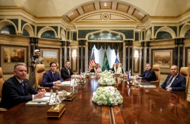 It is the first time high-level officials from the United States and Russia have met since the Kremlin invaded Ukraine in February 2022